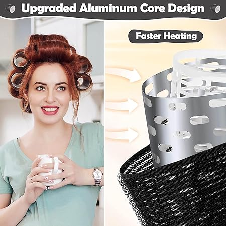 Self Grip Thermal Hair Roller (Charcoal)