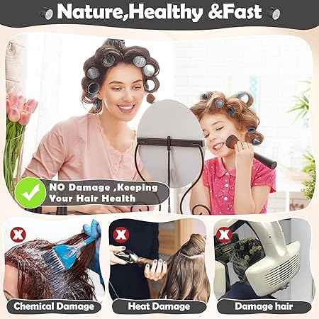Self Grip Thermal Hair Roller (Charcoal)