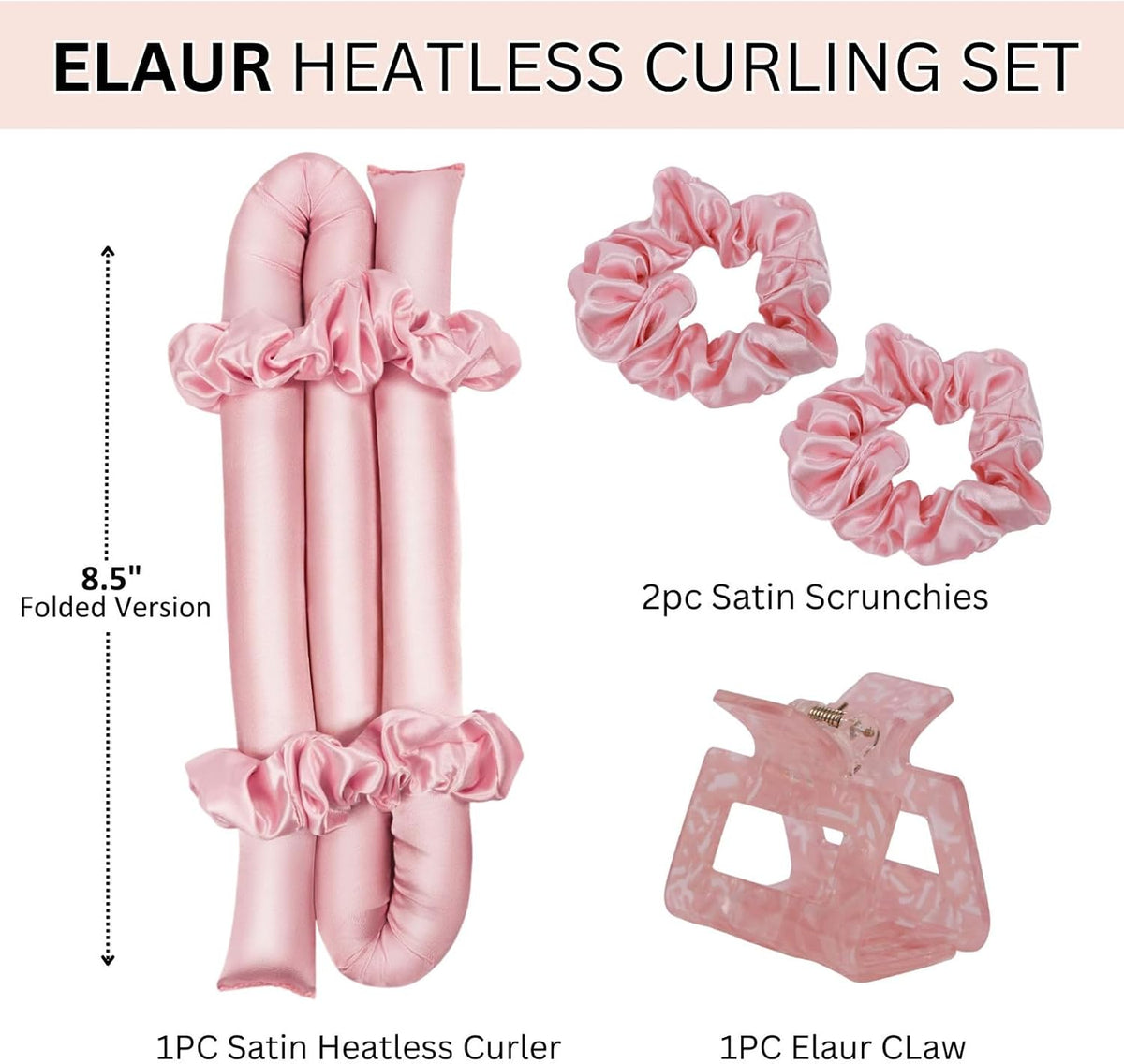 ELAUR Satin Heatless Curling Set — Bloomy — product photo 2