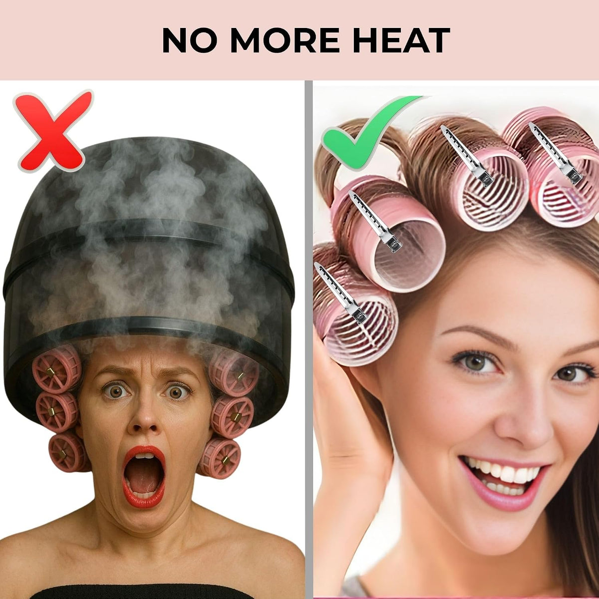ELAUR Thermal Hair Rollers & Clips — PinkPie, 20 Pieces — product photo 4